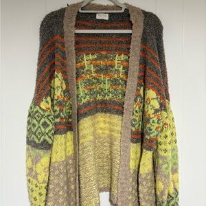 Fate Vibrant Striped Women's Cardigan